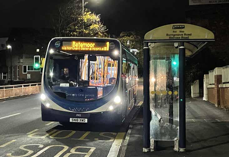 Stagecoach Yorkshire Wright Streetlite DF 39102